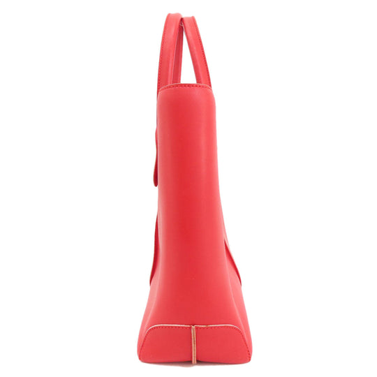 TOD’S Tote Bag leather Red Simple design