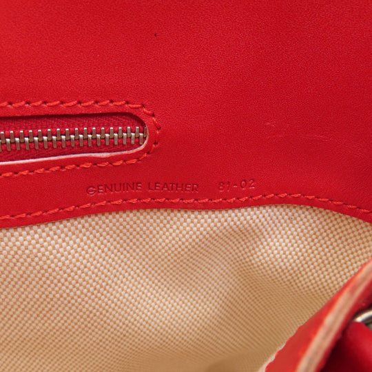 TOD’S Tote Bag leather Red Simple design