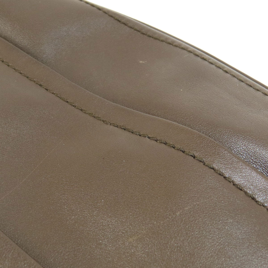 BALLY Tote Bag leather Brown 2WAY Women Used Authentic