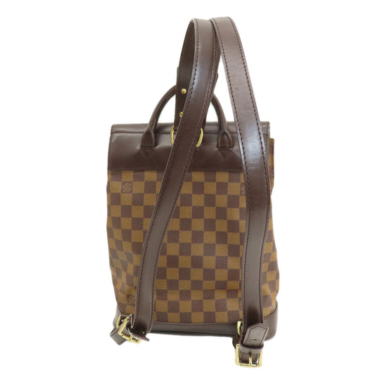 LOUIS VUITTON Backpack N51132 Damier canvas Brown Soho Damier Ebene