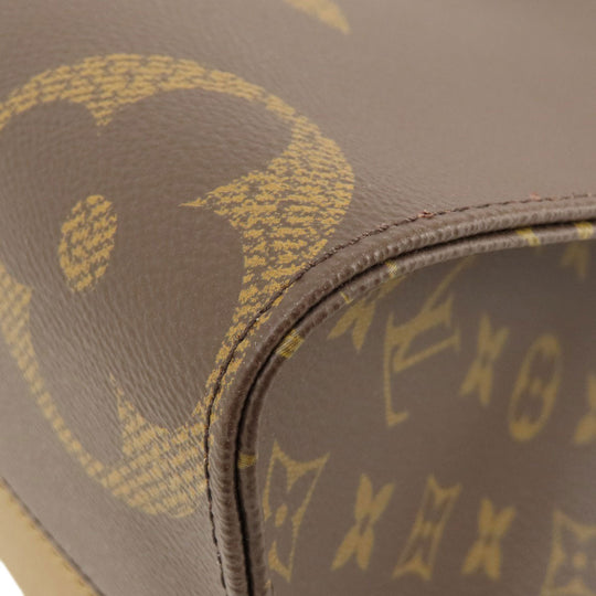 LOUIS VUITTON Tote Bag M45321 Monogram reverse Brown On the Go MM Monogram Giant Women Used Authentic