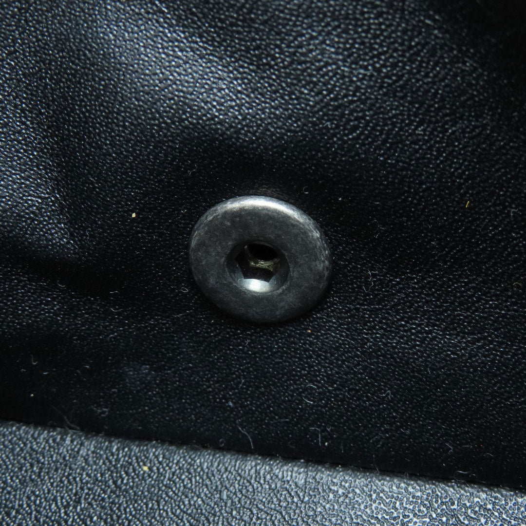 CHANEL Shoulder Bag lambskin black ChainShoulder Matelasse SilverMetal