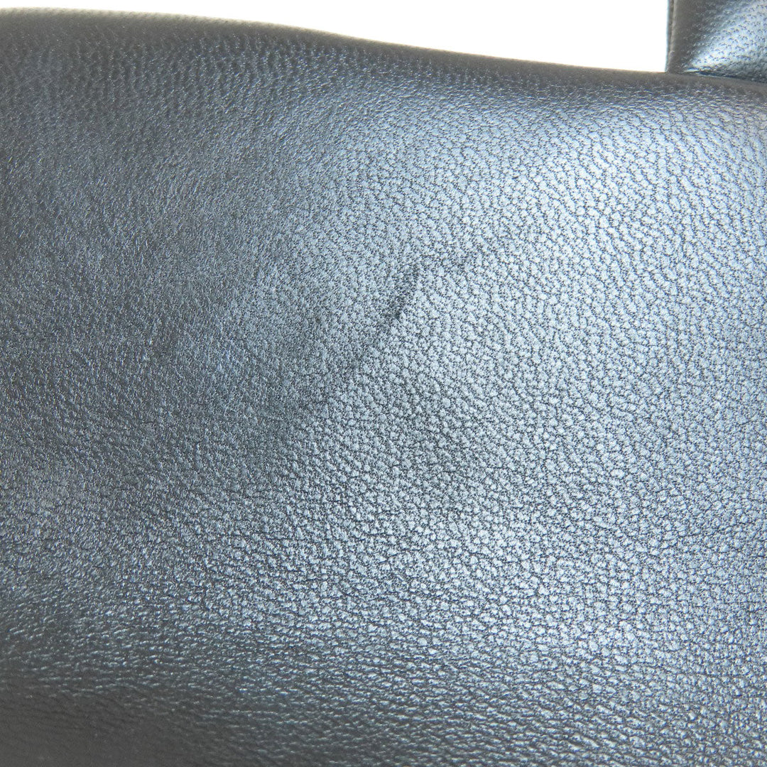 CHANEL Shoulder Bag lambskin black ChainShoulder Matelasse SilverMetal