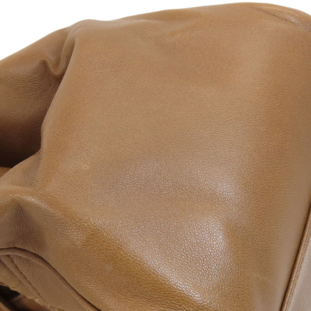 BOTTEGAVENETA Tote Bag leather Brown Women Used Authentic