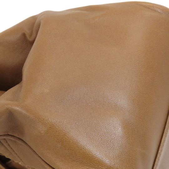 BOTTEGAVENETA Tote Bag leather Brown Women Used Authentic