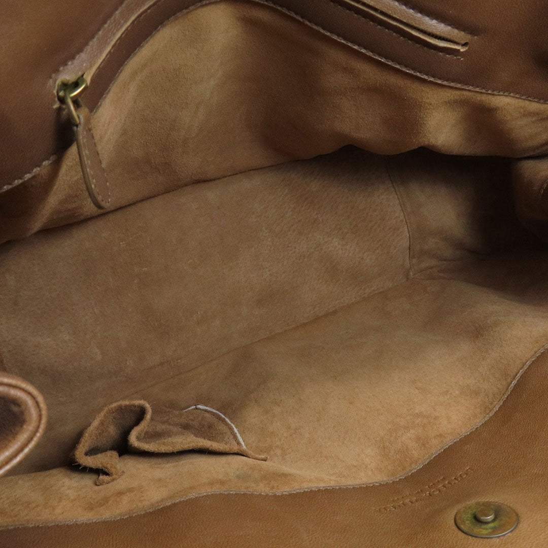 BOTTEGAVENETA Tote Bag leather Brown Women Used Authentic