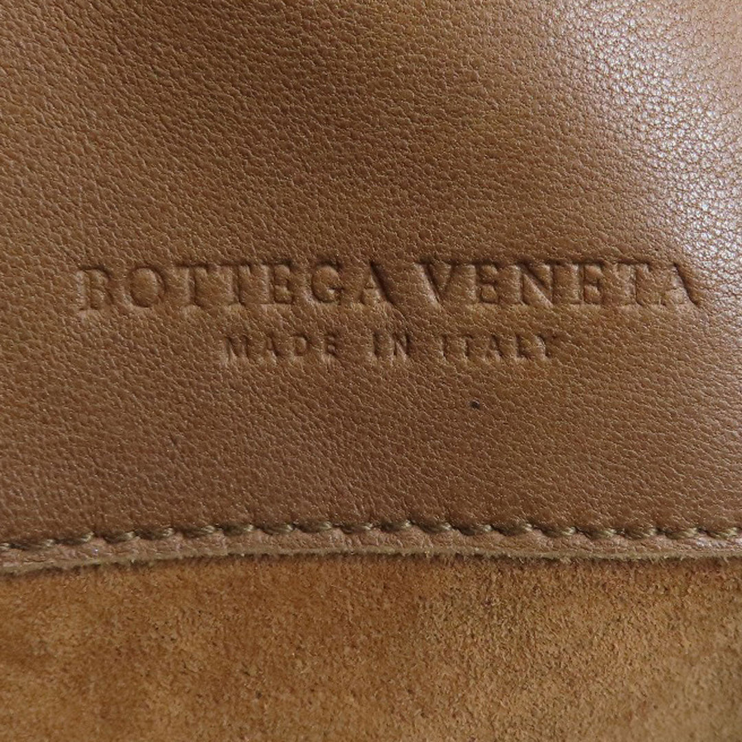 BOTTEGAVENETA Tote Bag leather Brown Women Used Authentic