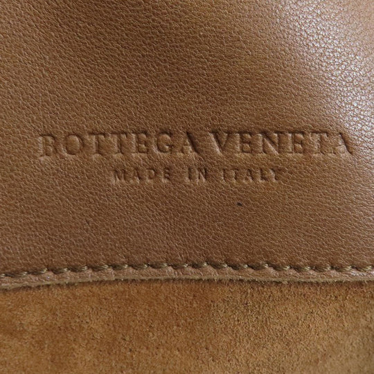 BOTTEGAVENETA Tote Bag leather Brown Women Used Authentic