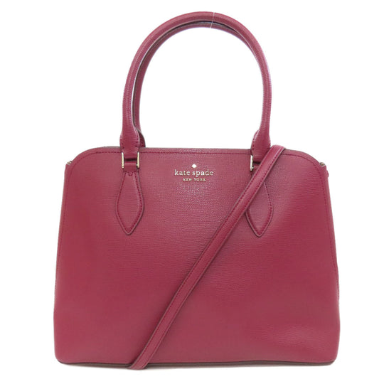 Kate Spade Tote Bag PVC Red 2WAY Women Used Authentic