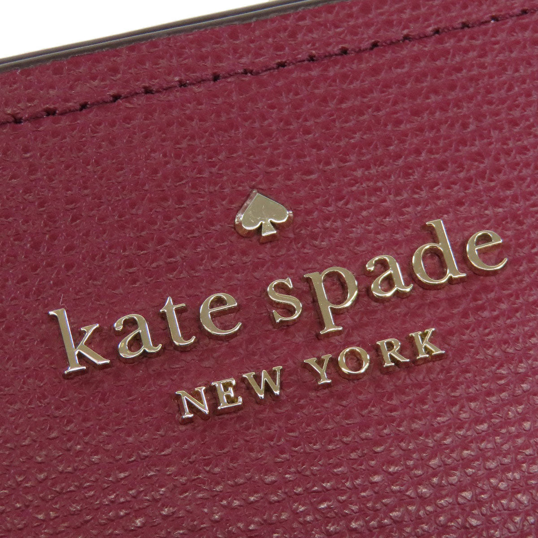 Kate Spade Tote Bag PVC Red 2WAY Women Used Authentic