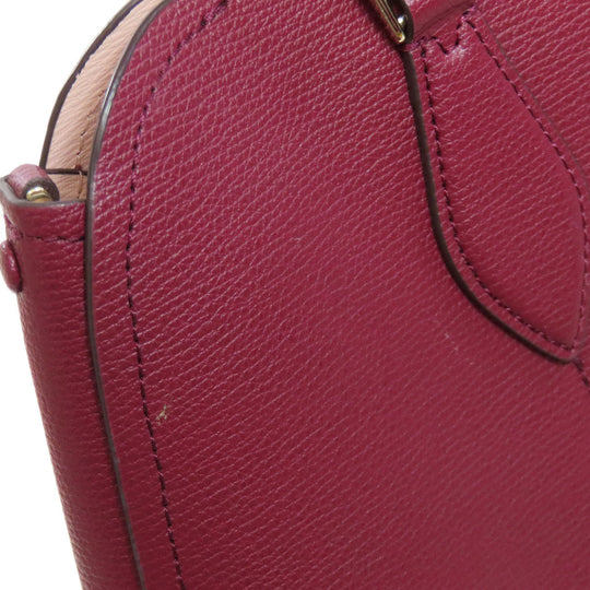 Kate Spade Tote Bag PVC Red 2WAY Women Used Authentic
