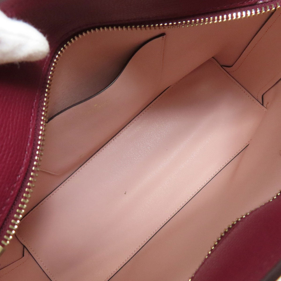 Kate Spade Tote Bag PVC Red 2WAY Women Used Authentic