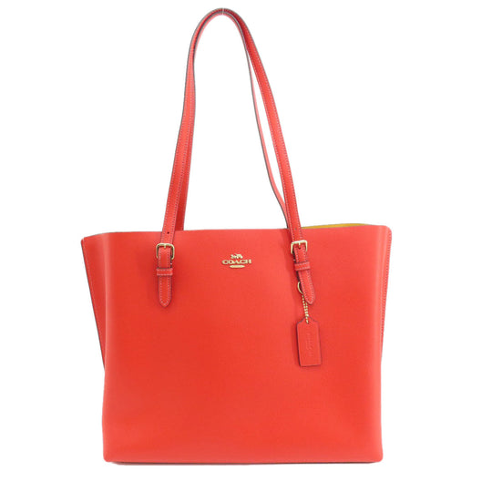 COACH Tote Bag 1671 leather Red logo