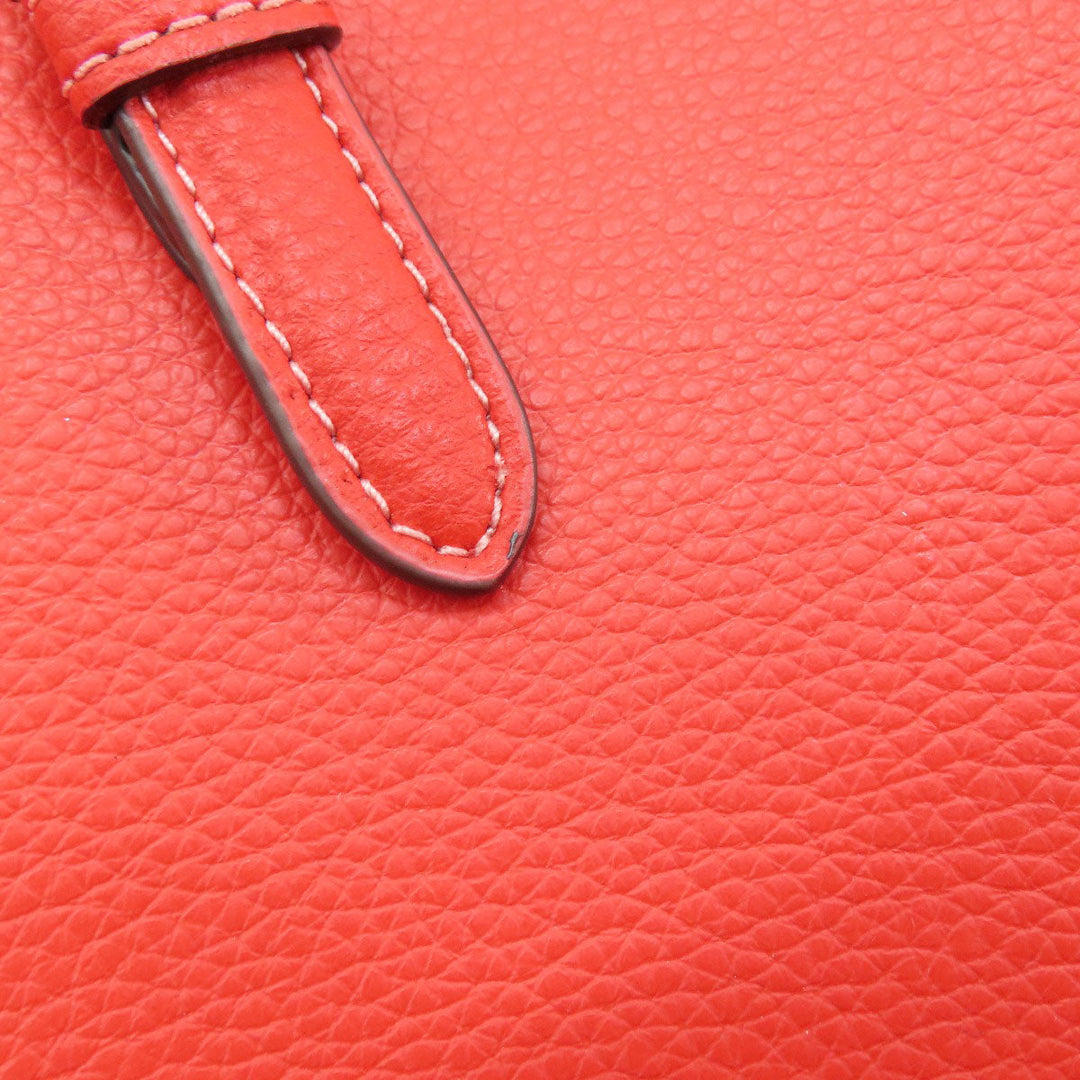 COACH Tote Bag 1671 leather Red logo