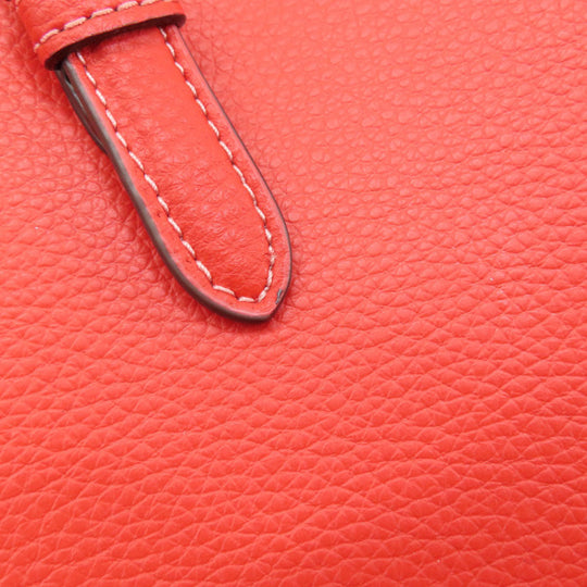 COACH Tote Bag 1671 leather Red logo