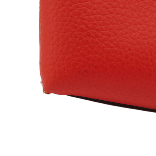 COACH Tote Bag 1671 leather Red logo