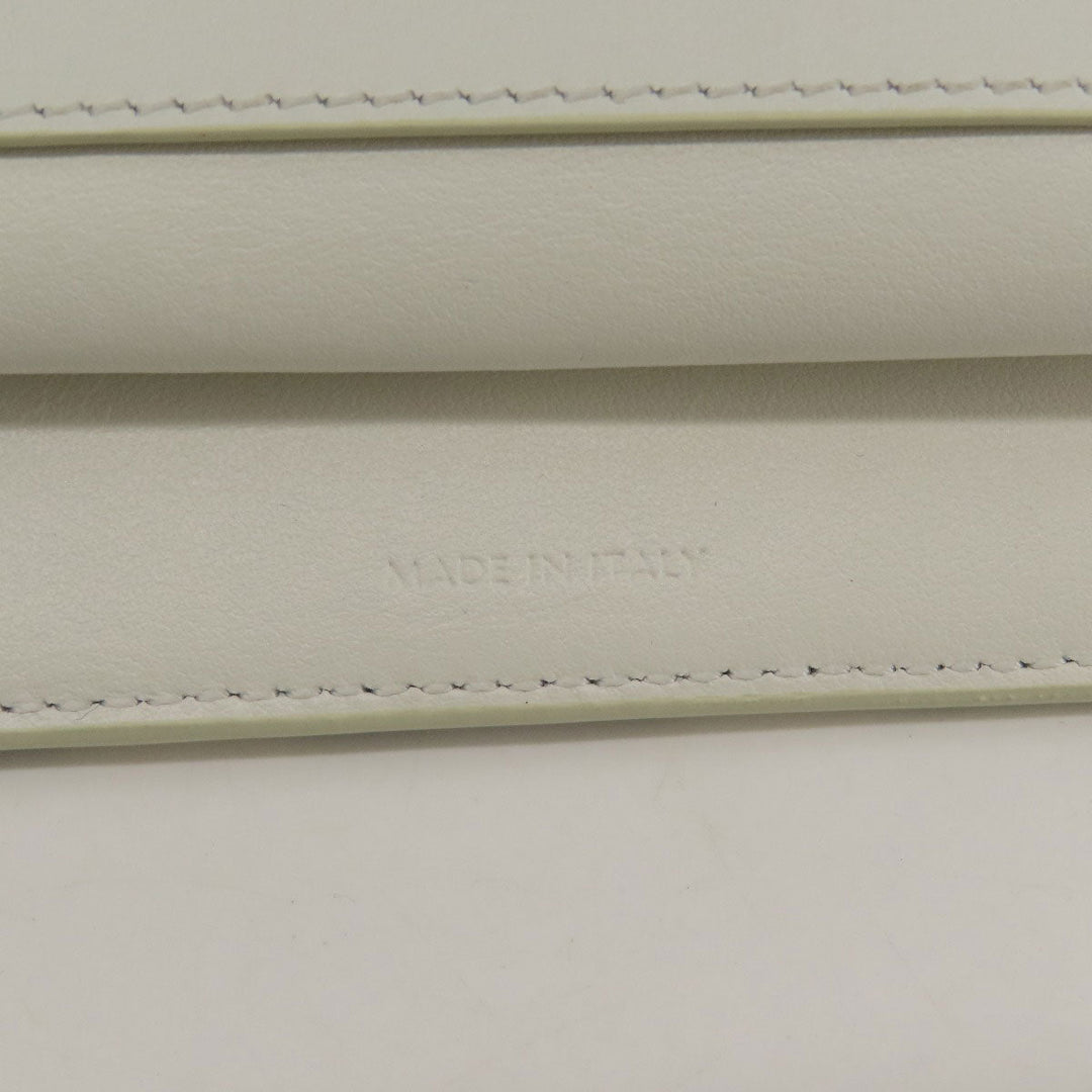 CELINE Bifold Wallet PVC white Triomphe