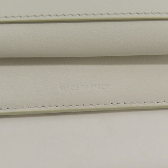 CELINE Bifold Wallet PVC white Triomphe