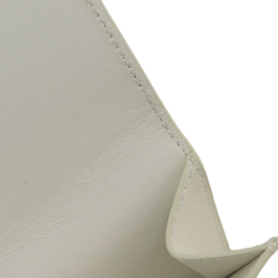 CELINE Bifold Wallet PVC white Triomphe