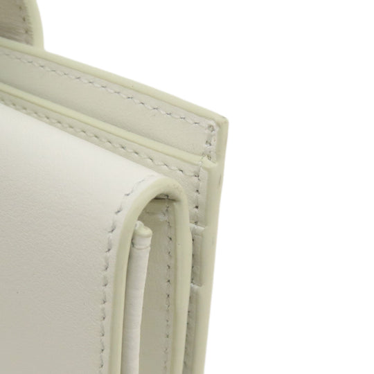 CELINE Bifold Wallet PVC white Triomphe
