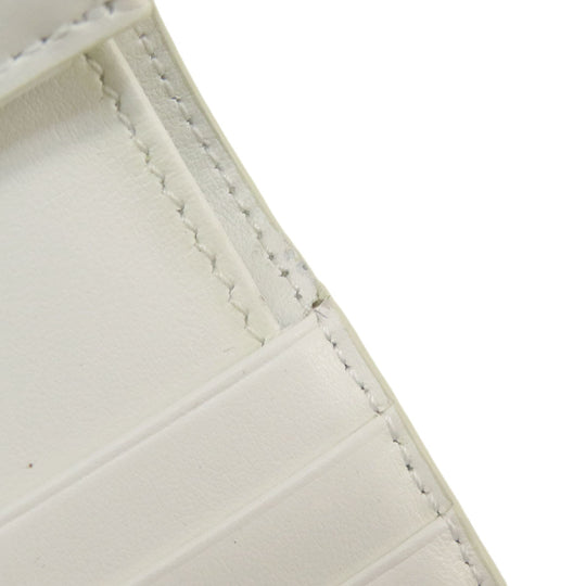 CELINE Bifold Wallet PVC white Triomphe