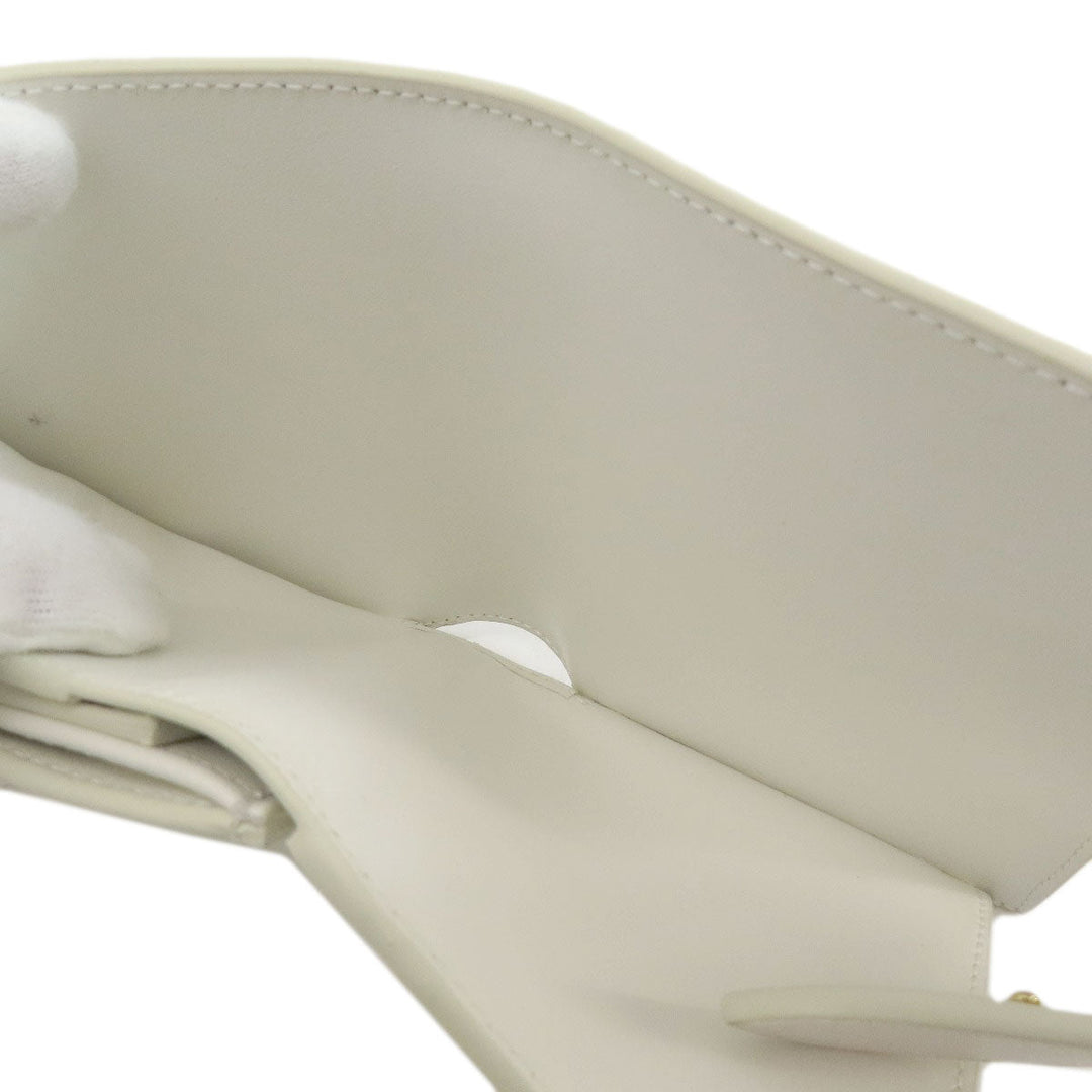 CELINE Bifold Wallet PVC white Triomphe
