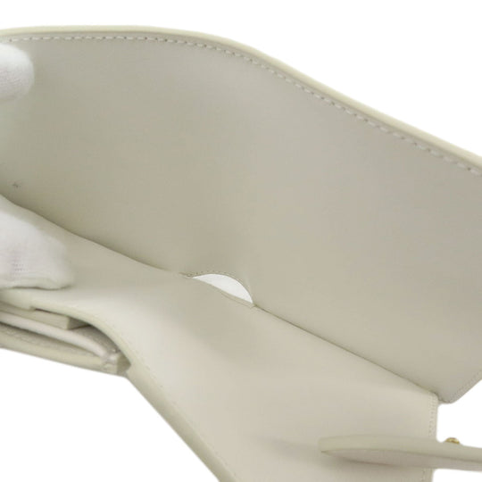 CELINE Bifold Wallet PVC white Triomphe