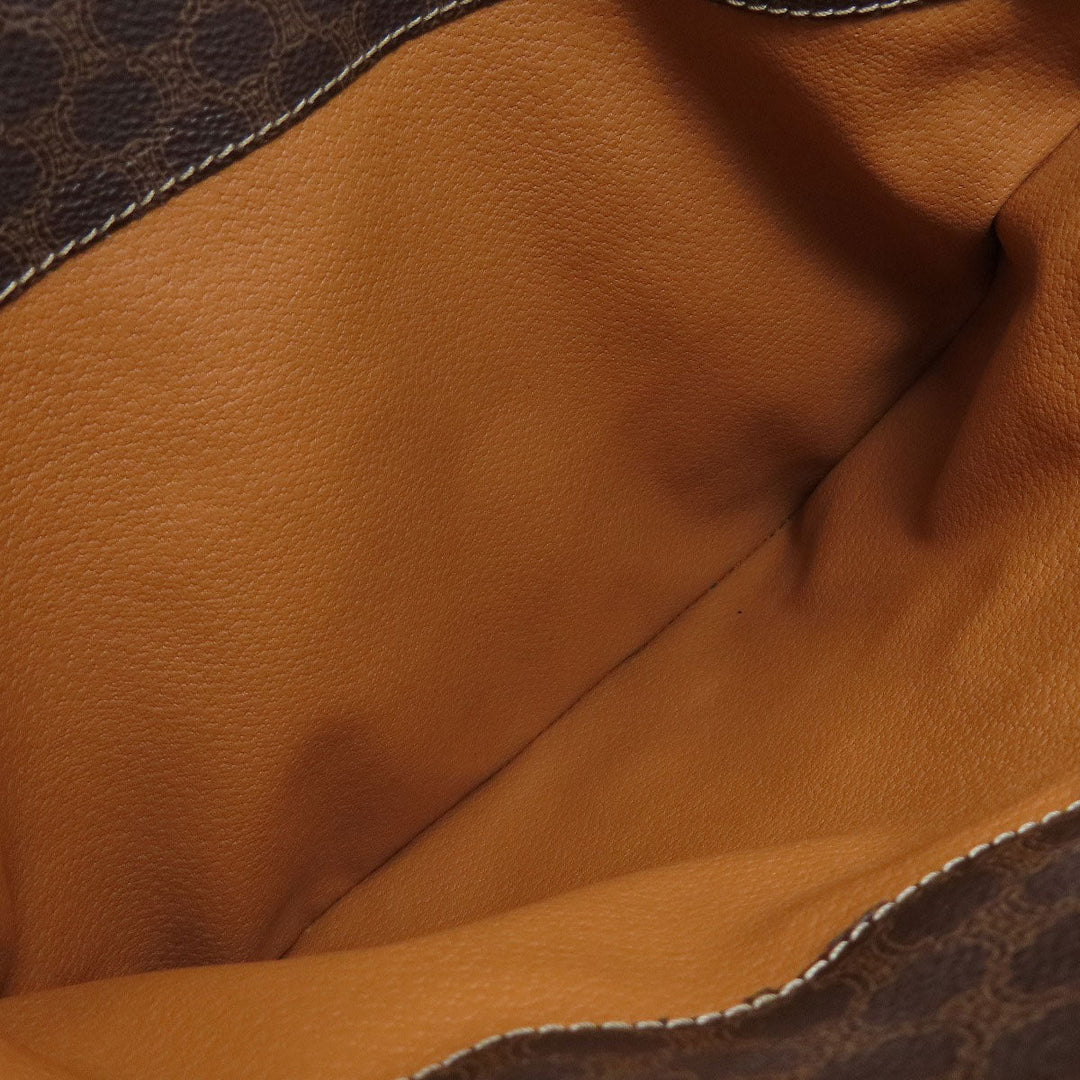 CELINE Tote Bag PVC Brown Macadam Pattern Women Used Authentic