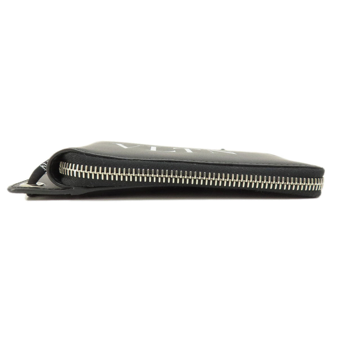 Valentino Bifold Wallet leather black logo