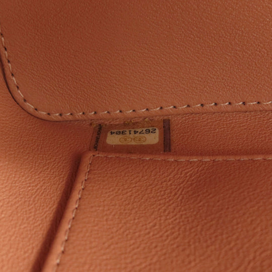 CHANEL Handbag Calfskin pink Vanity 2WAY Gold Metal Women Used Authentic