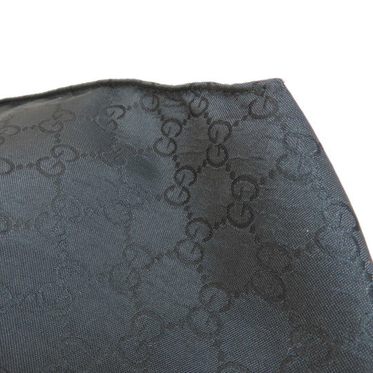 GUCCI Tote Bag 449177 Nylon black GG outlet Women Used Authentic