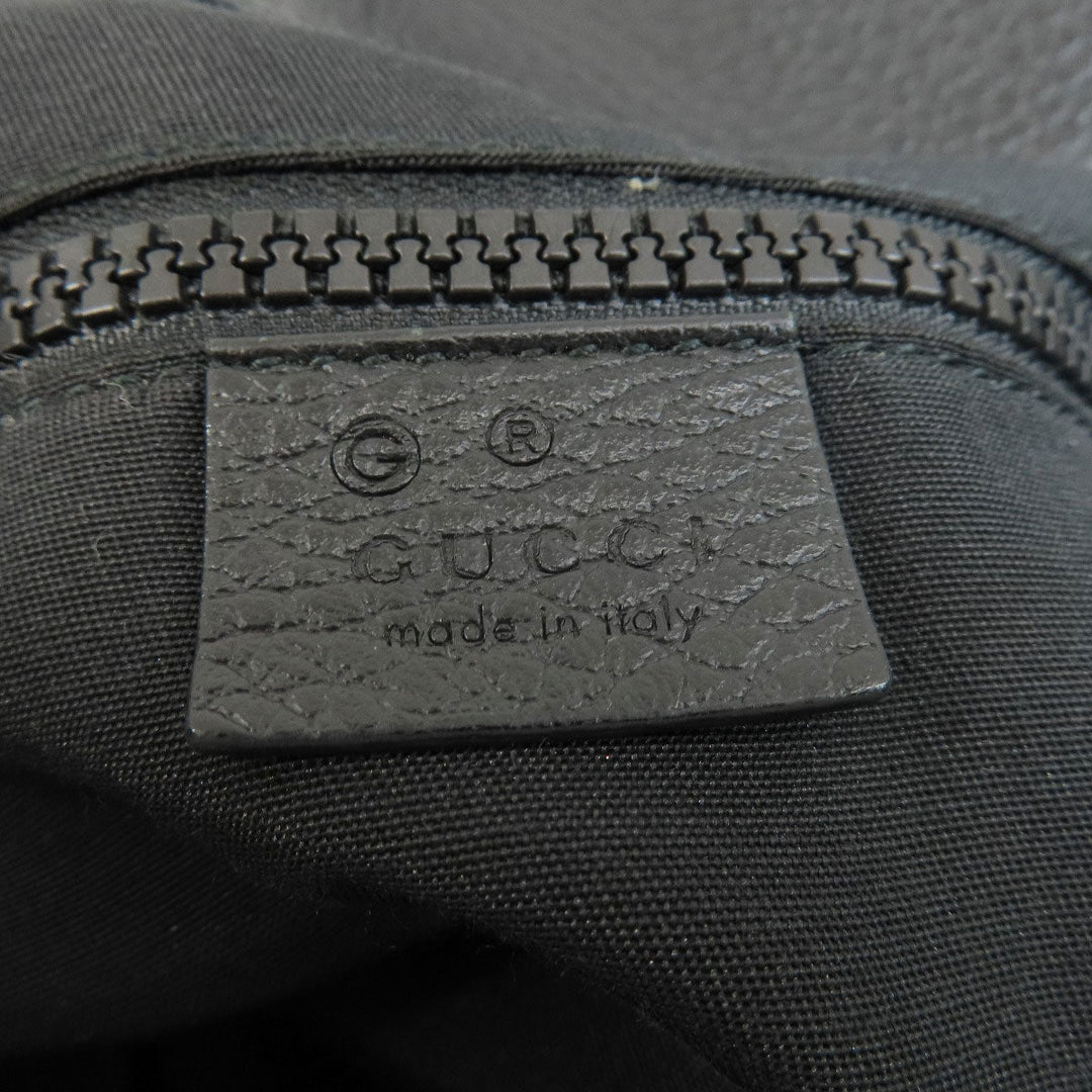 GUCCI Tote Bag 449177 Nylon black GG outlet Women Used Authentic