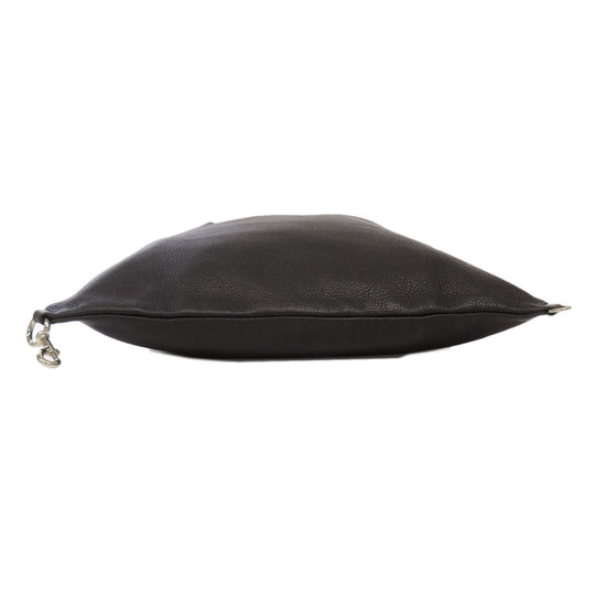 MARC JACOBS Tote Bag leather black logo Women Used Authentic