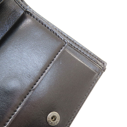 FENDI Bifold Wallet canvas black Zucca Pattern