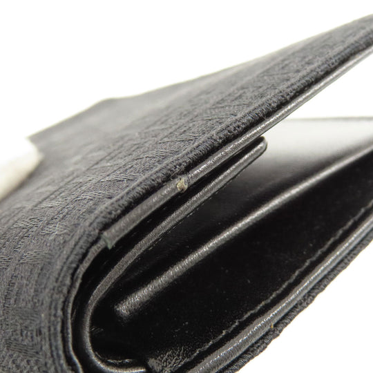 FENDI Bifold Wallet canvas black Zucca Pattern