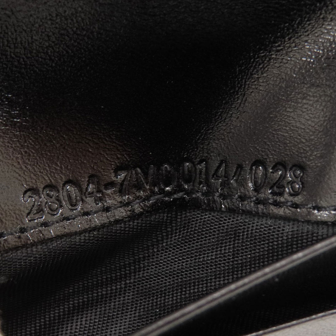 FENDI Bifold Wallet canvas black Zucca Pattern