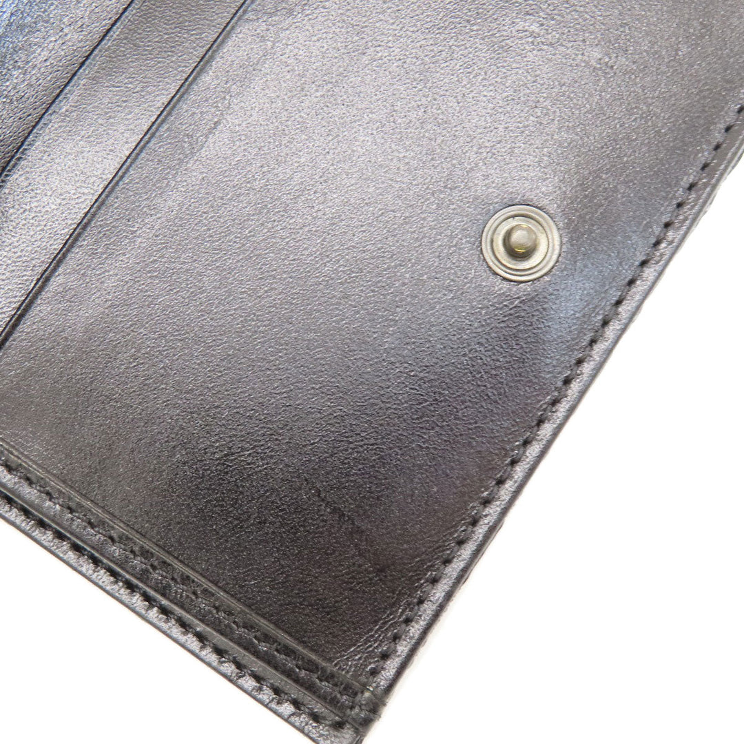 FENDI Bifold Wallet canvas black Zucca Pattern