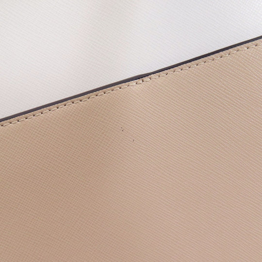 Kate Spade Tote Bag PVC beige logo Women Used Authentic