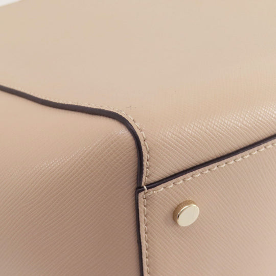 Kate Spade Tote Bag PVC beige logo Women Used Authentic