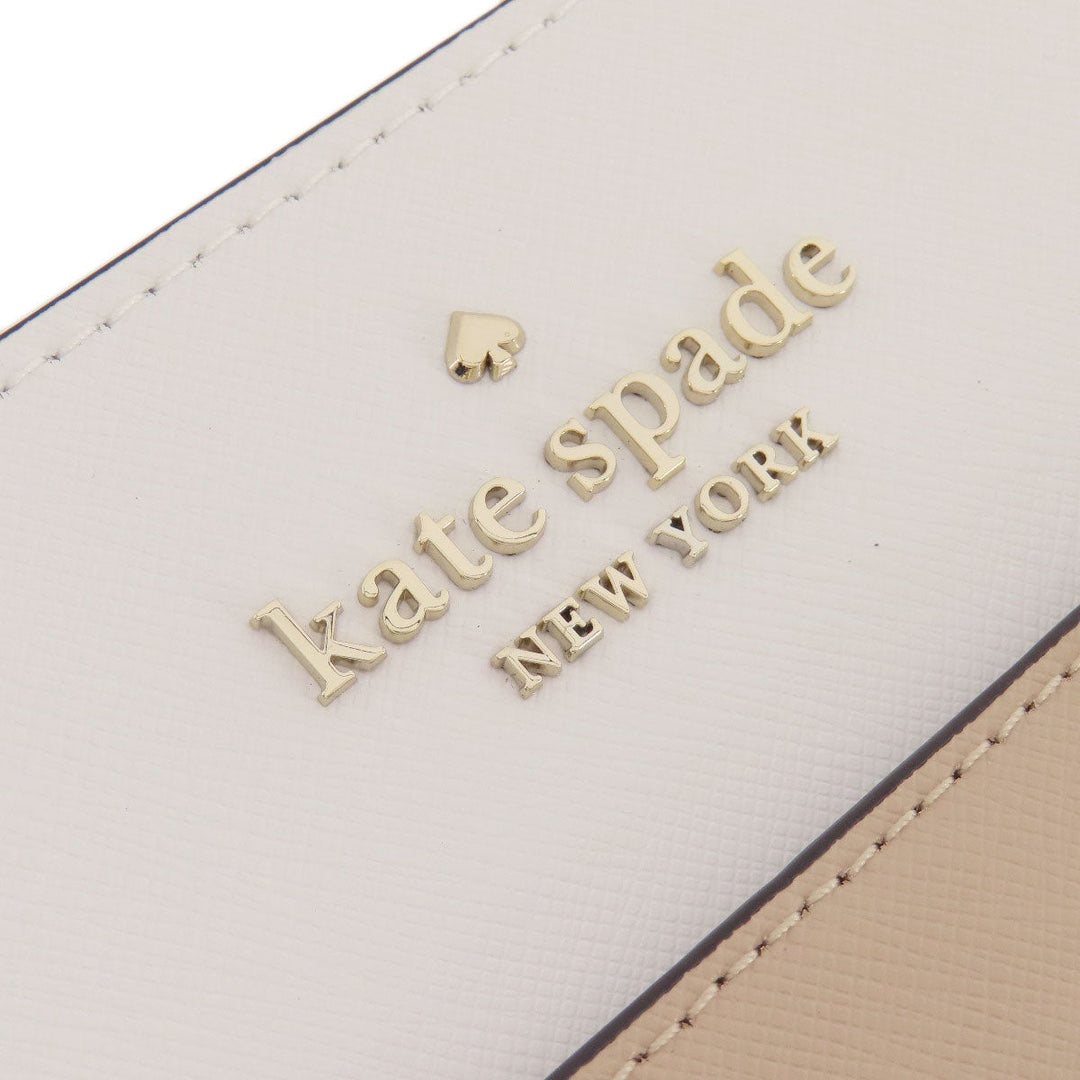 Kate Spade Tote Bag PVC beige logo Women Used Authentic
