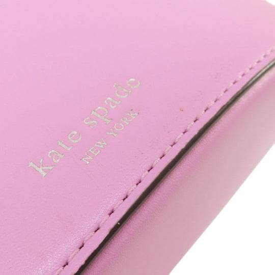 Kate Spade Handbag leather pink logo 2WAY one belt Women Used Authentic