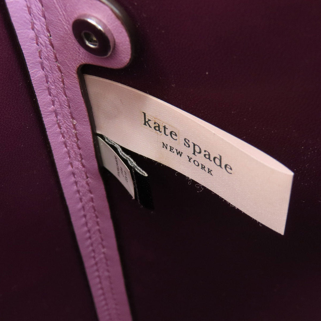 Kate Spade Handbag leather pink logo 2WAY one belt Women Used Authentic