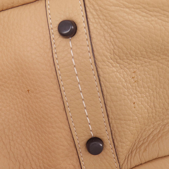 COACH Tote Bag 86760 leather Brown Simple design Women Used Authentic