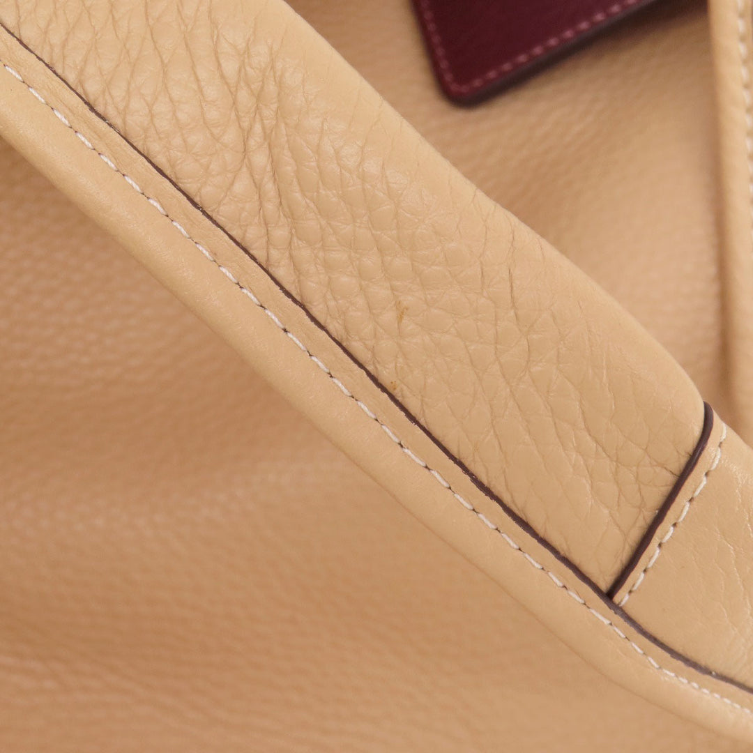 COACH Tote Bag 86760 leather Brown Simple design Women Used Authentic