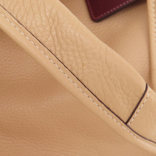 COACH Tote Bag 86760 leather Brown Simple design Women Used Authentic