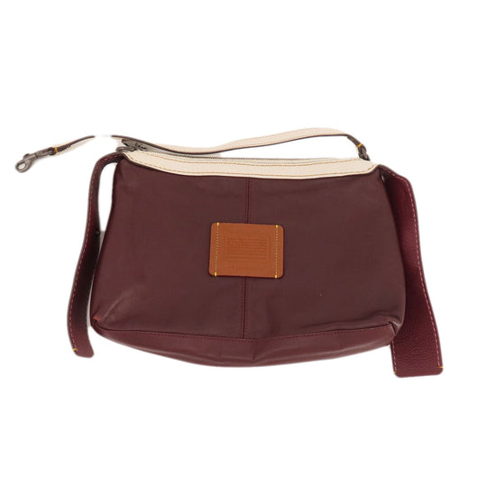 COACH Tote Bag 86760 leather Brown Simple design Women Used Authentic