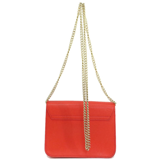 Furla Shoulder Bag leather Red Julia ChainShoulder