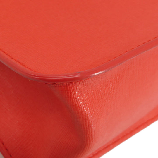 Furla Shoulder Bag leather Red Julia ChainShoulder