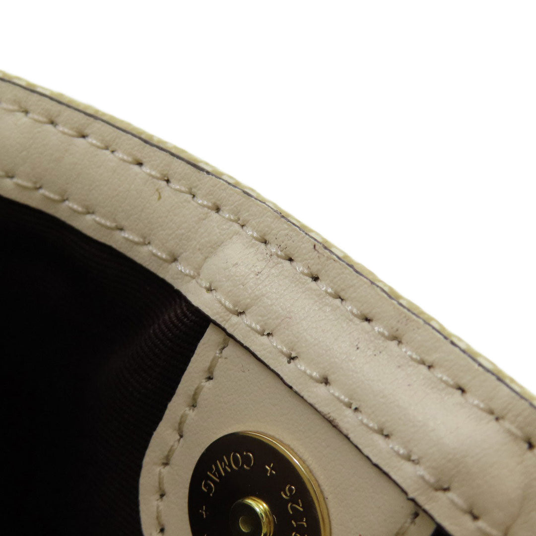 COACH Shoulder Bag F58309 PVC beige Signature Women Used Authentic