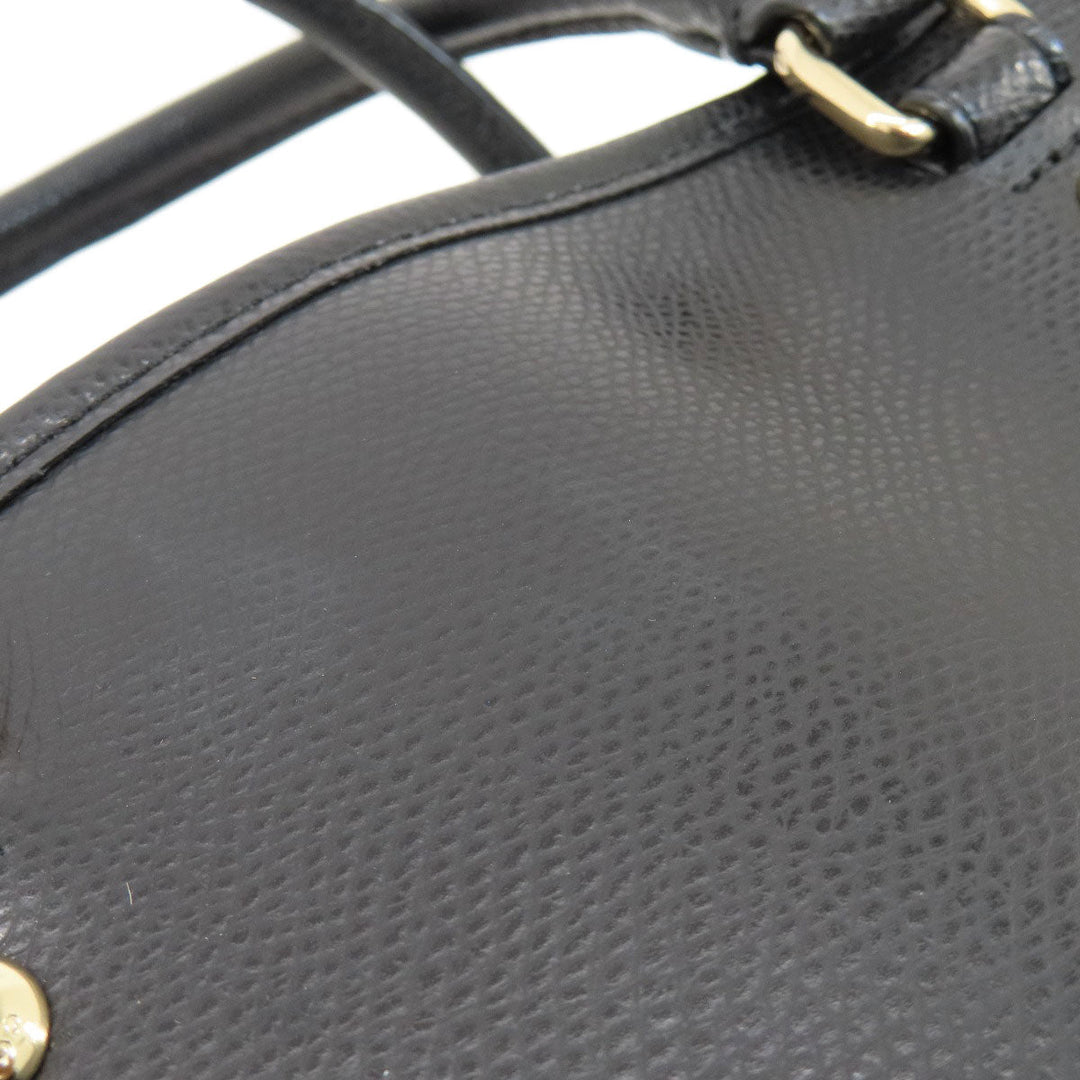 COACH Handbag F34835 PVC black logoMetal 2WAY Women Used Authentic